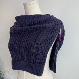 Lululemon Falling Freely Knit Merino Wool Purple Neck Warmer or Bum Warmer